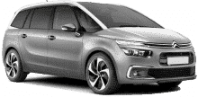 Citroen C4 Spacetourer 7 seater hire Manchester