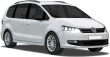 Volkswagen Sharan 7 seater car rental London