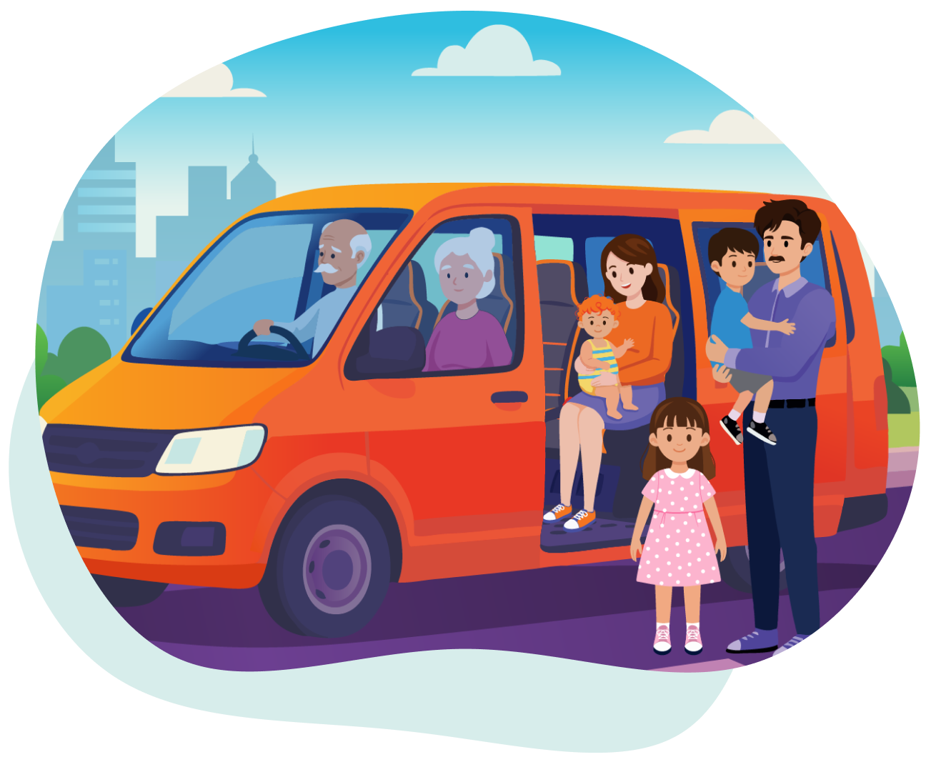 Noleggio auto 9 e 7 posti Olanda  