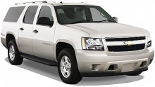 Chevrolet Suburban 7 seater car hire Boston Logon Airport