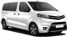 Toyota Proace 9 seater car rental Mallorca Airport