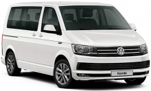 Volkswagen Transporter T6 9 seater car rental Switzerland