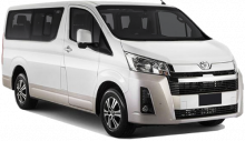 Toyota Hiace 10 seater passenger van rental NZ