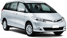 Toyota Previa 8 seater car rental New Zealand