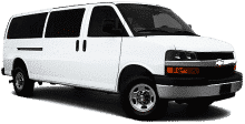 Chevrolet Express 15 seater passenger van rental Belgrade