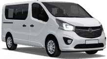 Opel Vivaro 9 seater passenger van rental Belgrade