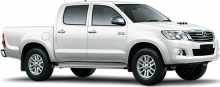 Toyota Hilux pickup rental Wellington to Auckland